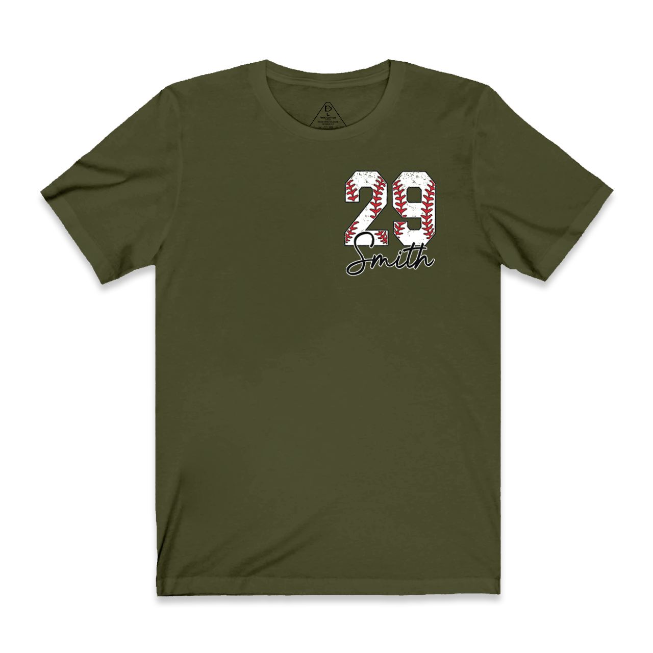 Personalized Baseball Pocket Mama T-Shirts