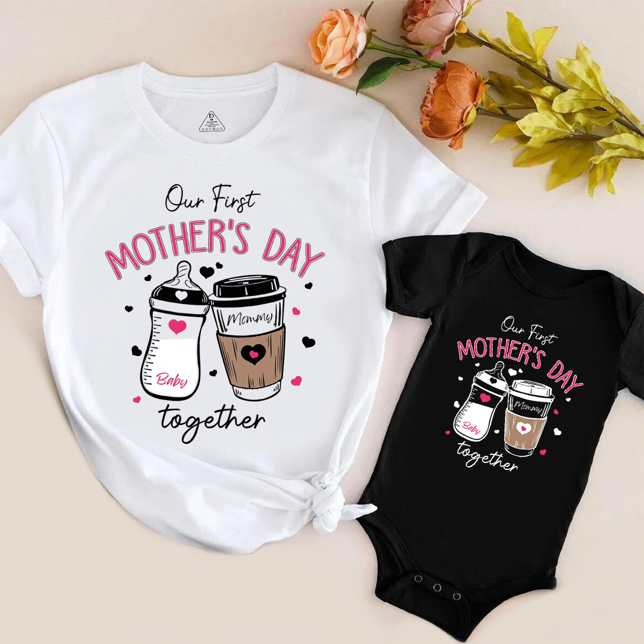 2025 Our First Mothers Day Mom&Me Matching Tees