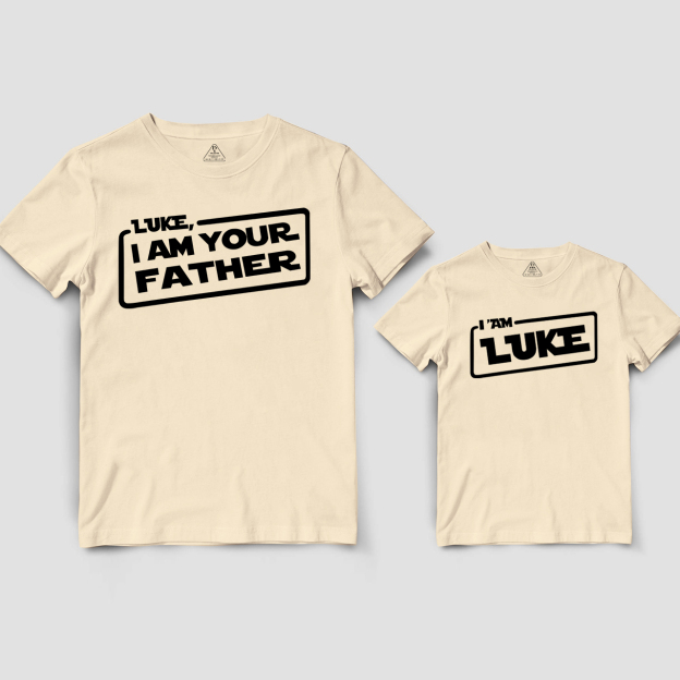 Personalized Name I Am Your Father Dad&Me Matching Shirts