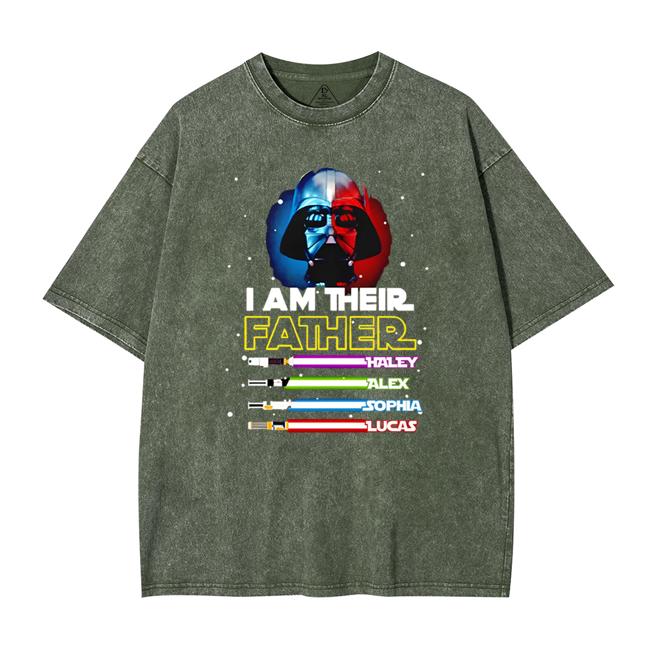 Personalized Name SW Washed T-Shirts 