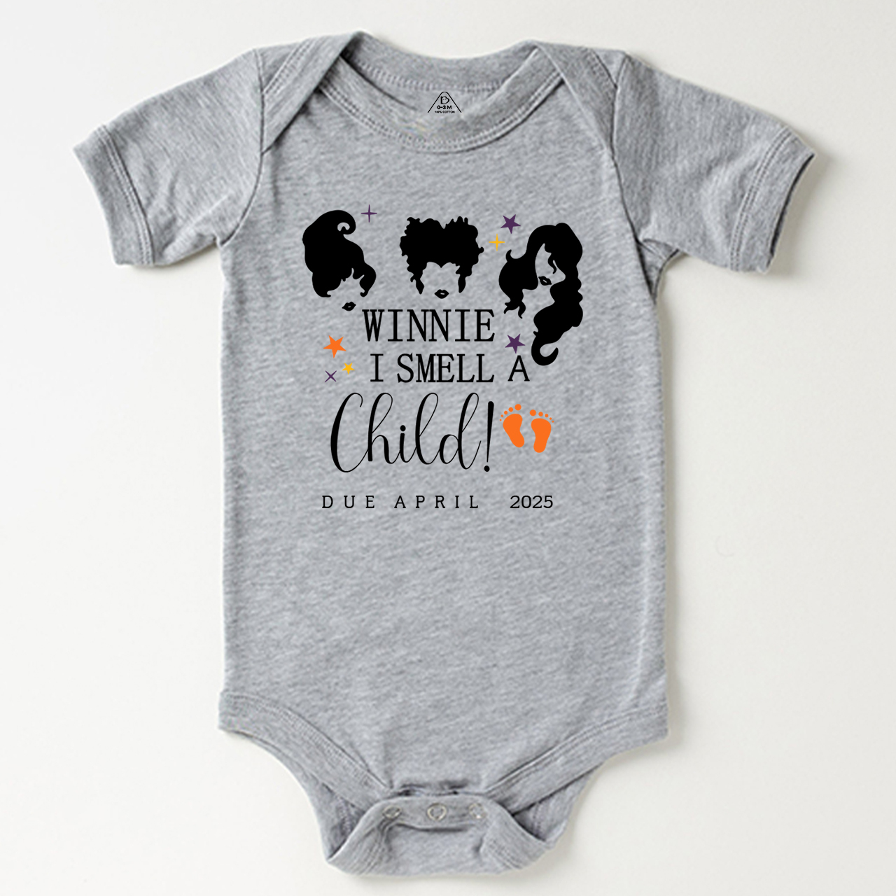 Personalized Winnie I Smell A Child Announcement Bodysuit For Baby
