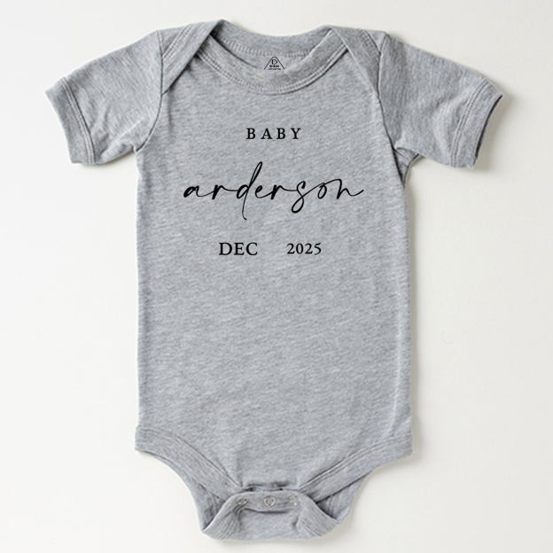 Baby Coming Soon Pregnancy Announcement Bodysuit