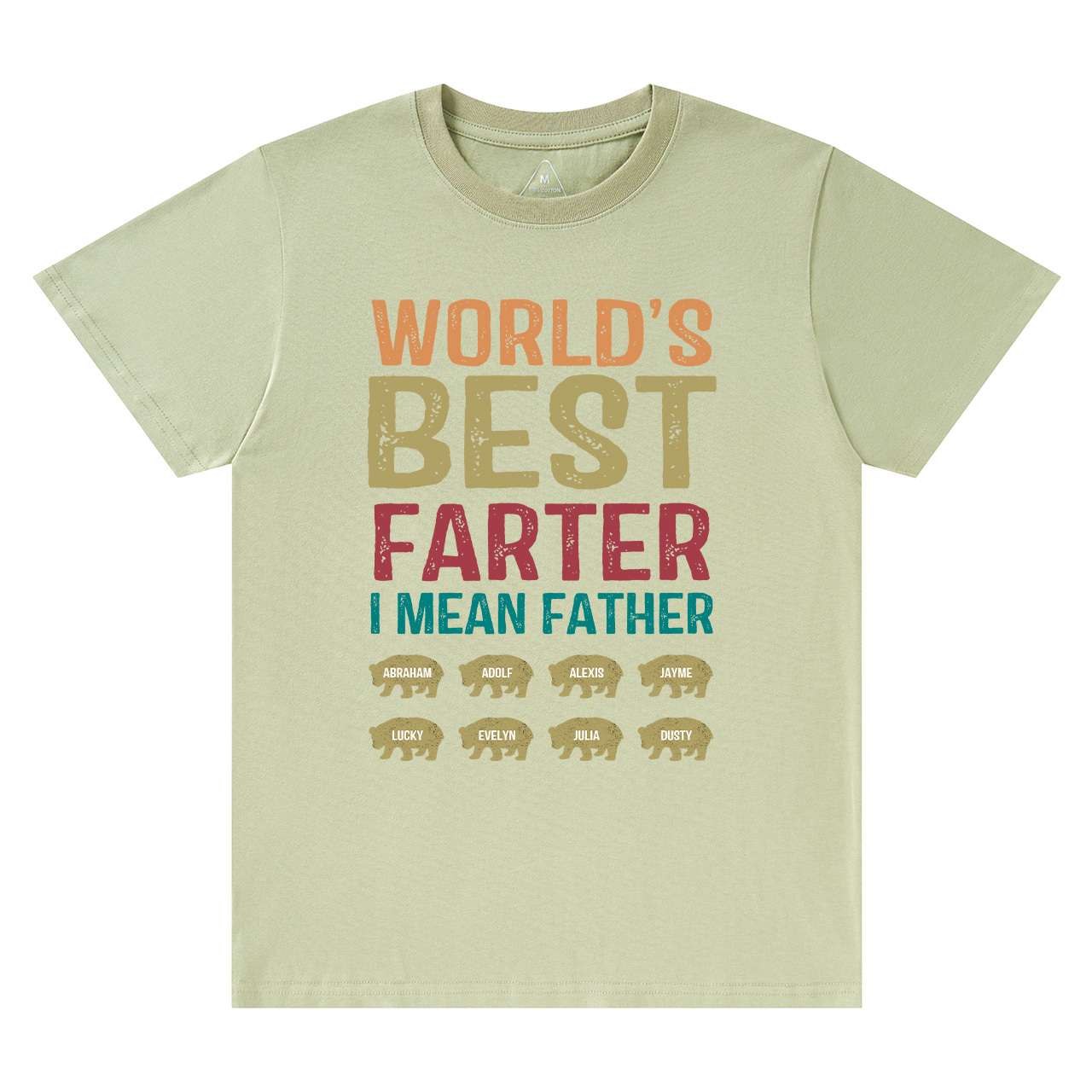 Personalized World's Best Farter I Mean Father Funny Shirt