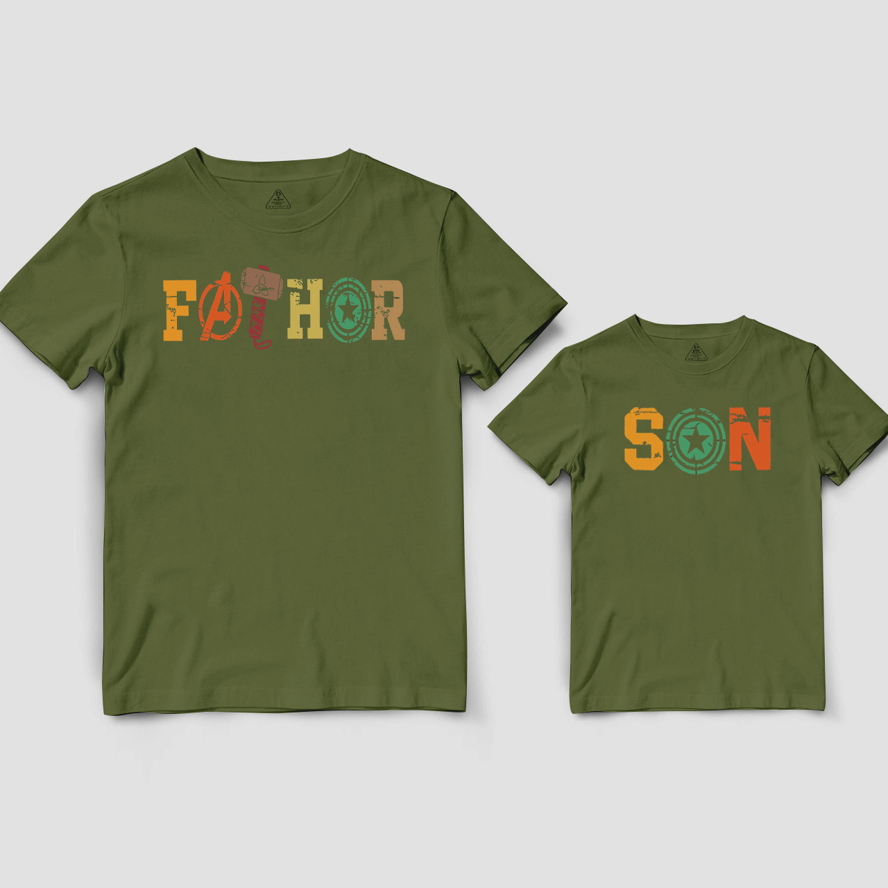 Hero Dad&Me Matching Shirts