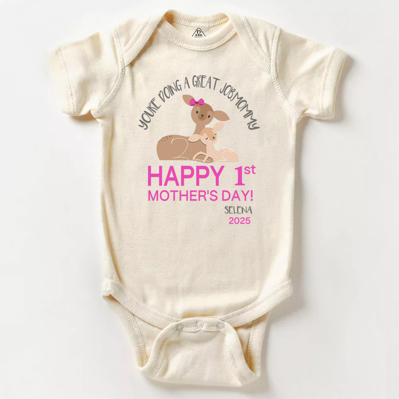 Happy 1st Mother's Day Deer Bodysuit For Baby Sale-Beepumpkin™