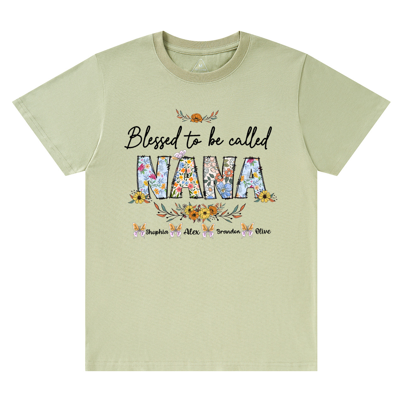 Personalized Blessed To Be Called Nana T-Shirts
