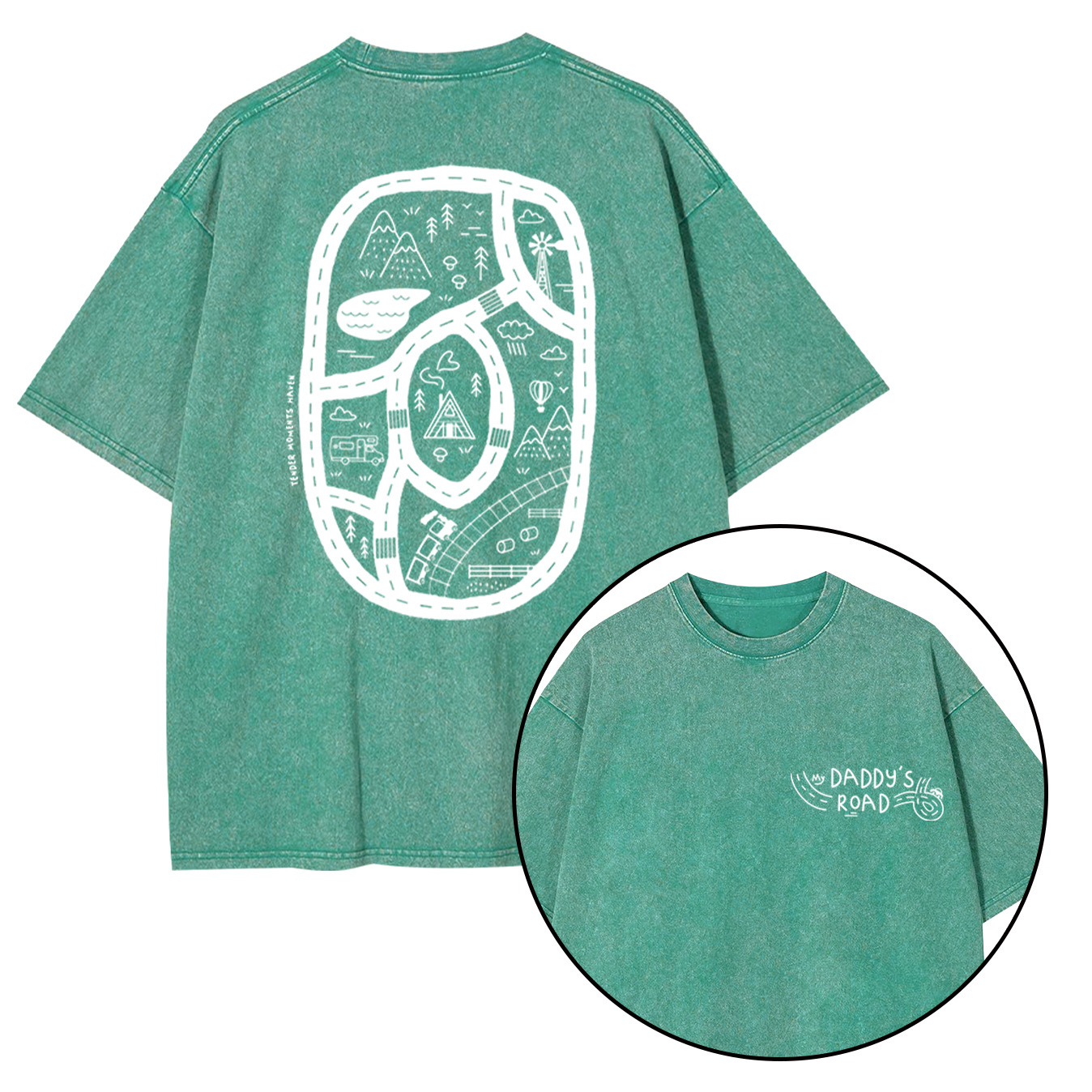 Daddy's Road Washed T-Shirts