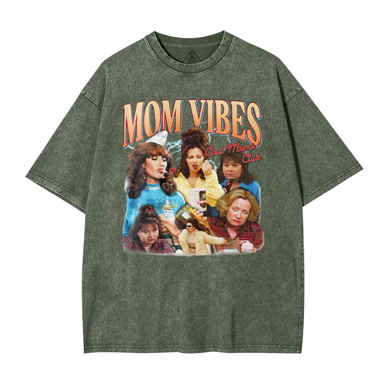 90’S Mom Vibes Washed T-Shirts