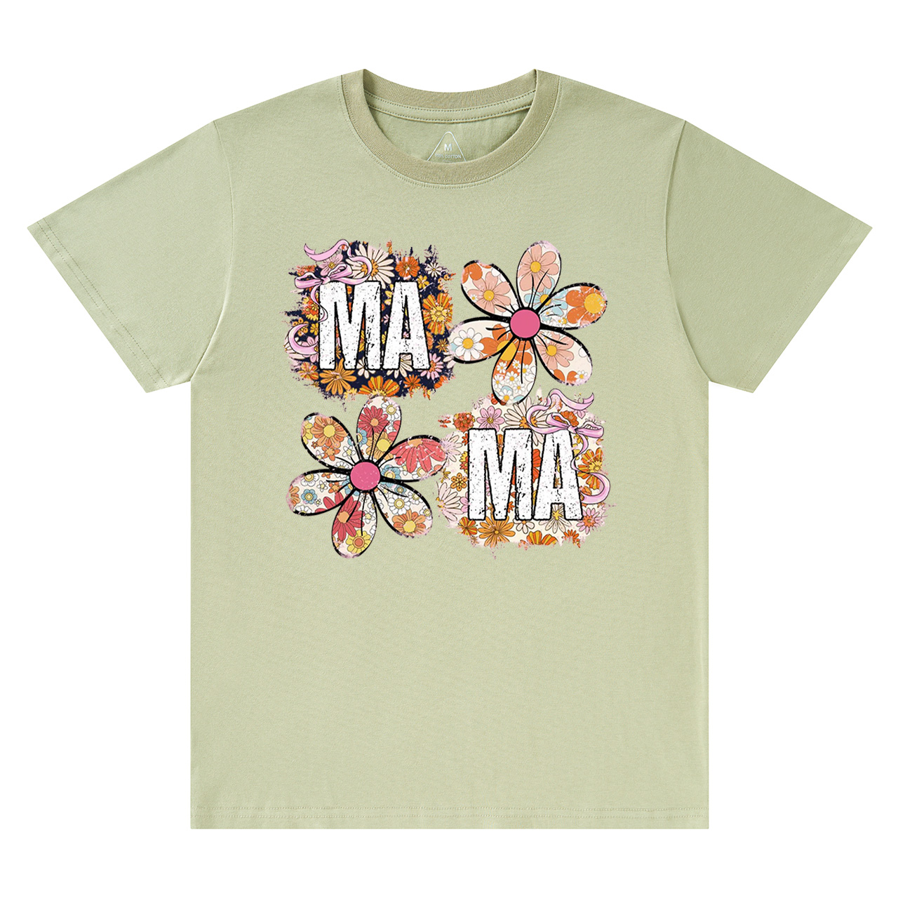Retro Comfort Colors Floral Mama T-Shirts