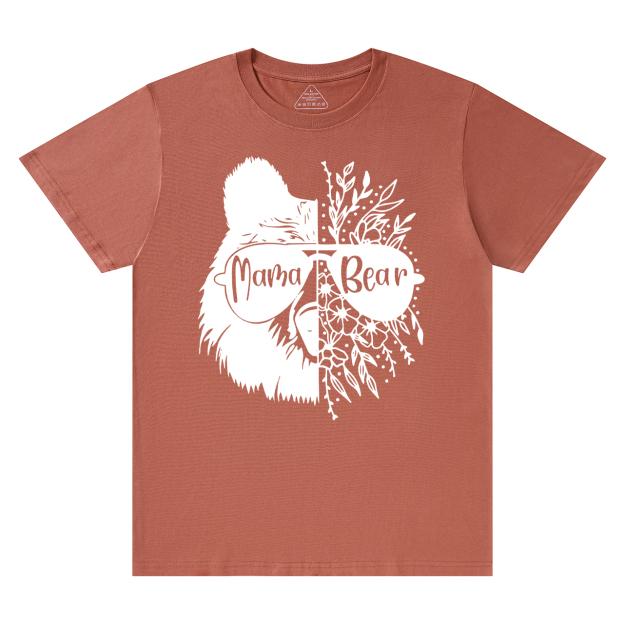 Mama Bear Whit Glasses T-Shirt