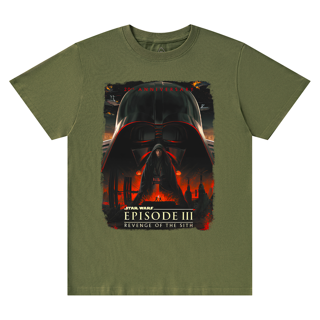 SW Darth Vader Big Face Dad T-shirt
