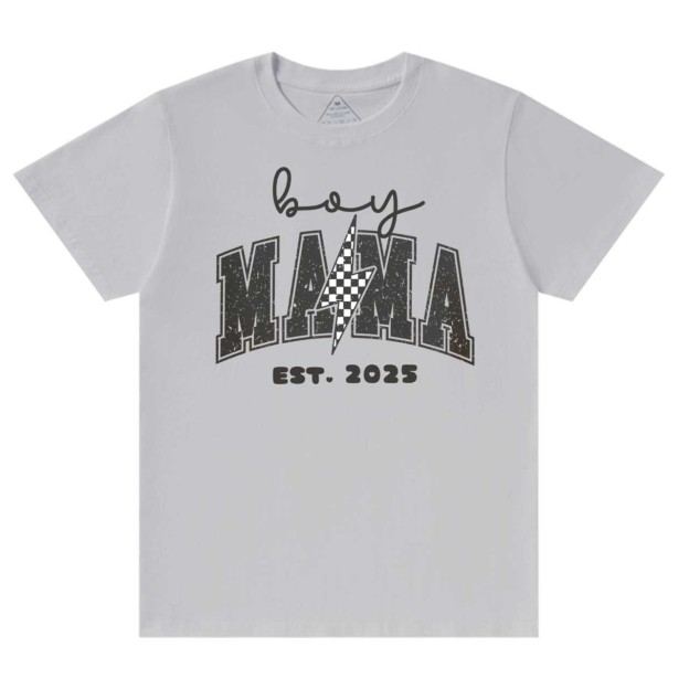 Personalized Boy Mama Est Date T-Shirts