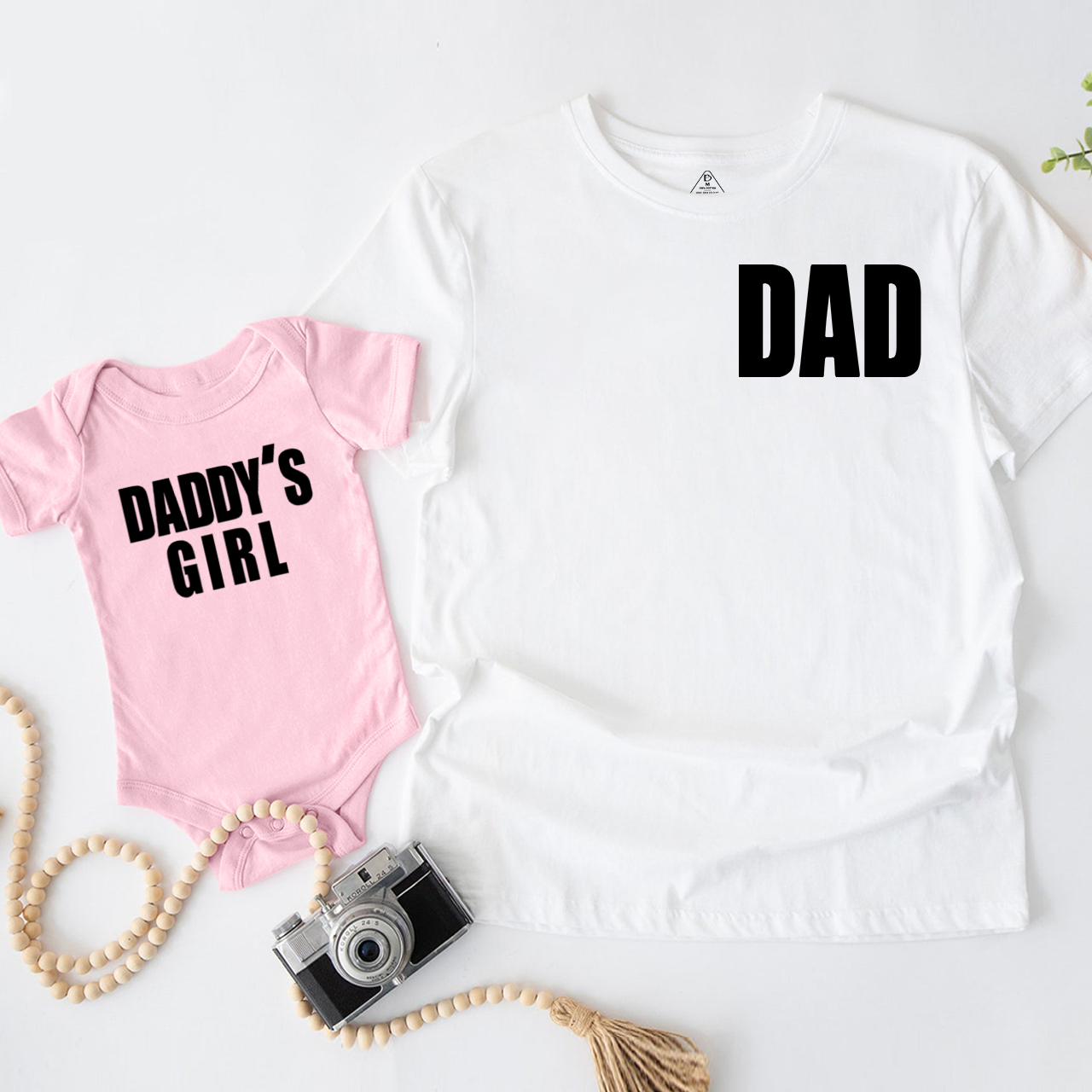 Matching Dad & Me Camo Bodysuit & Shirts