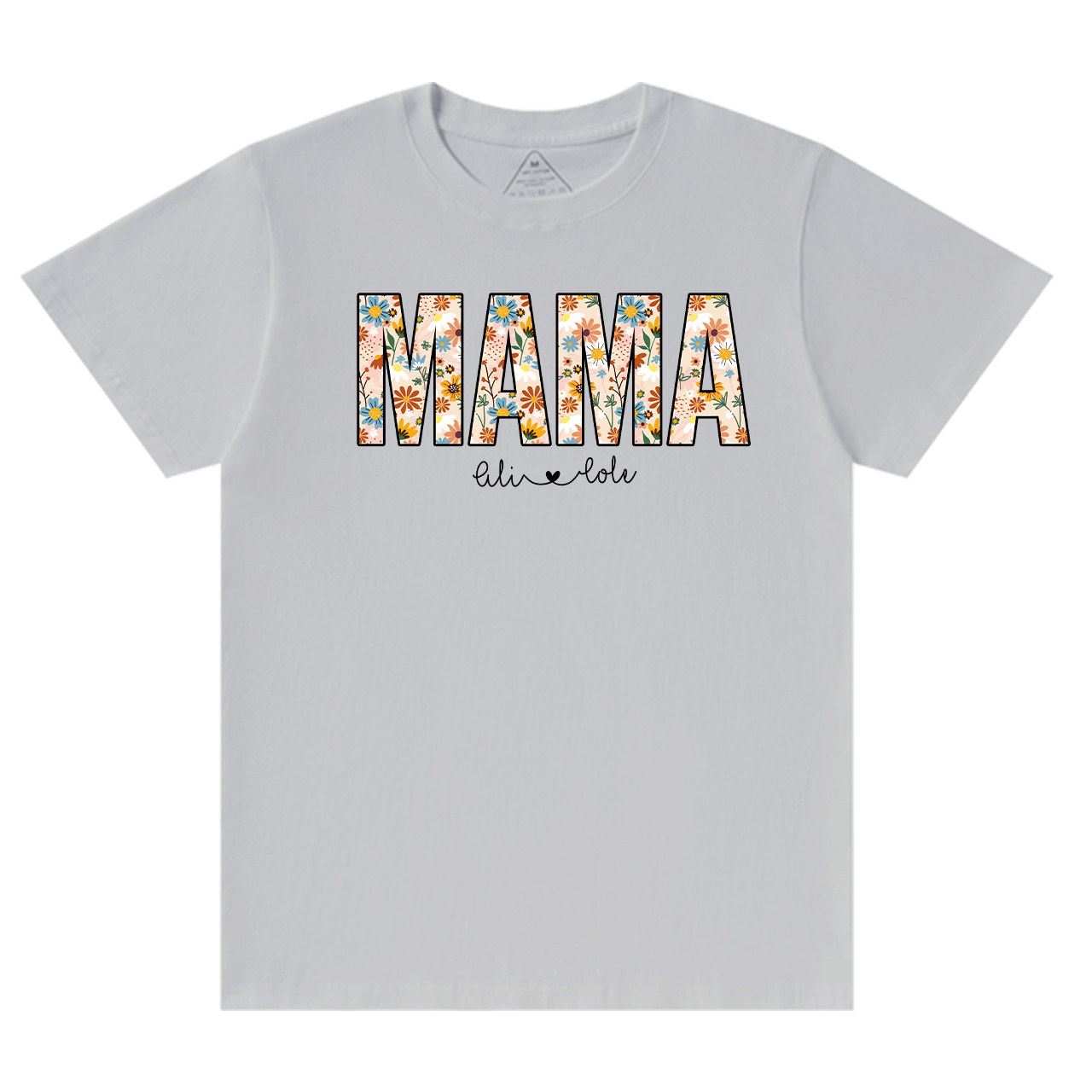 Personalized Mama Floral T-Shirts