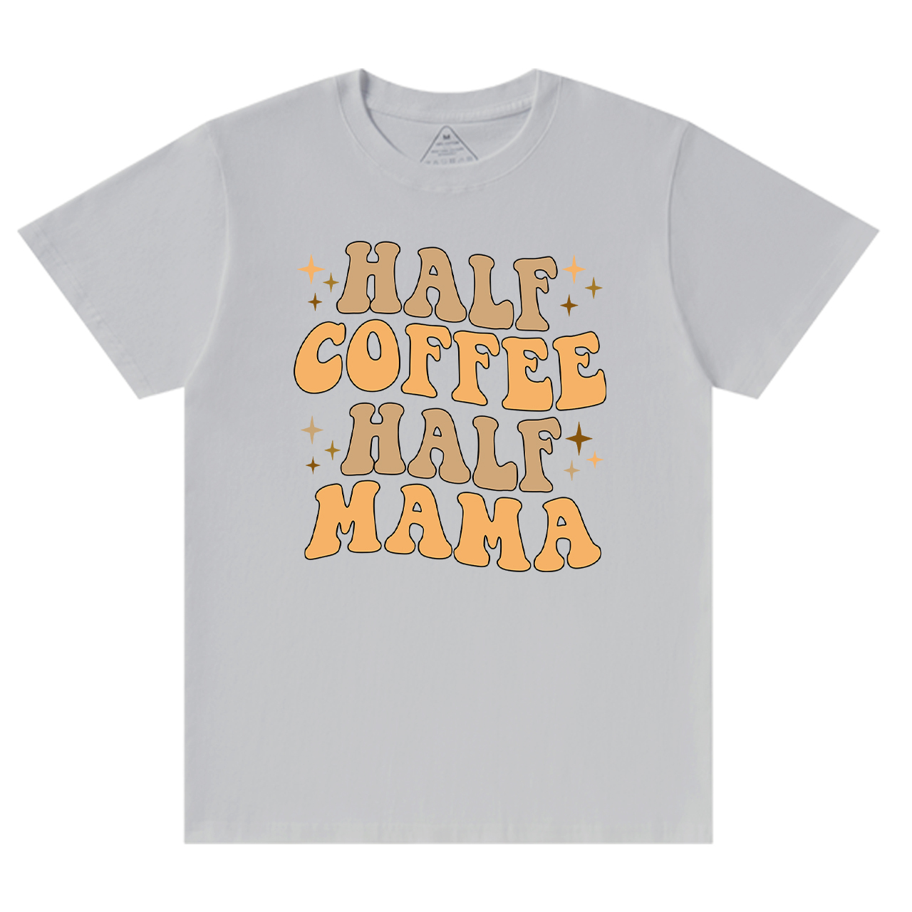 Half Coffee Half Mama Retro Shirt