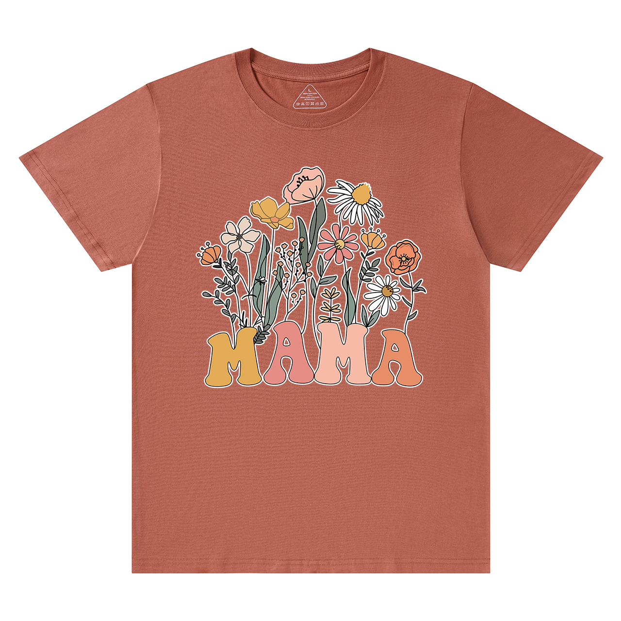 Retro Wildflowers New Mom Gift Shirt