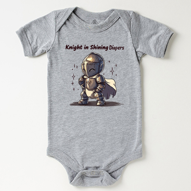 Knight In Shining Diapers Bodysuit Beepumpkin