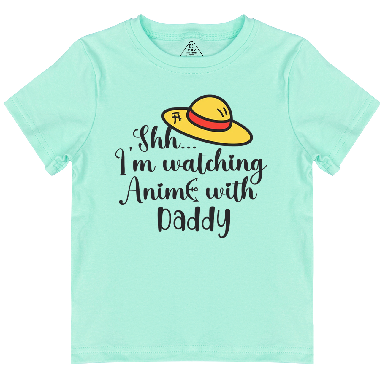 I’m Watching Anime With Daddy Toddler&Kid's Tees Beepumpkin