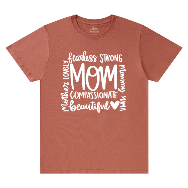 Hand Lettered Mom Quotes Shirt