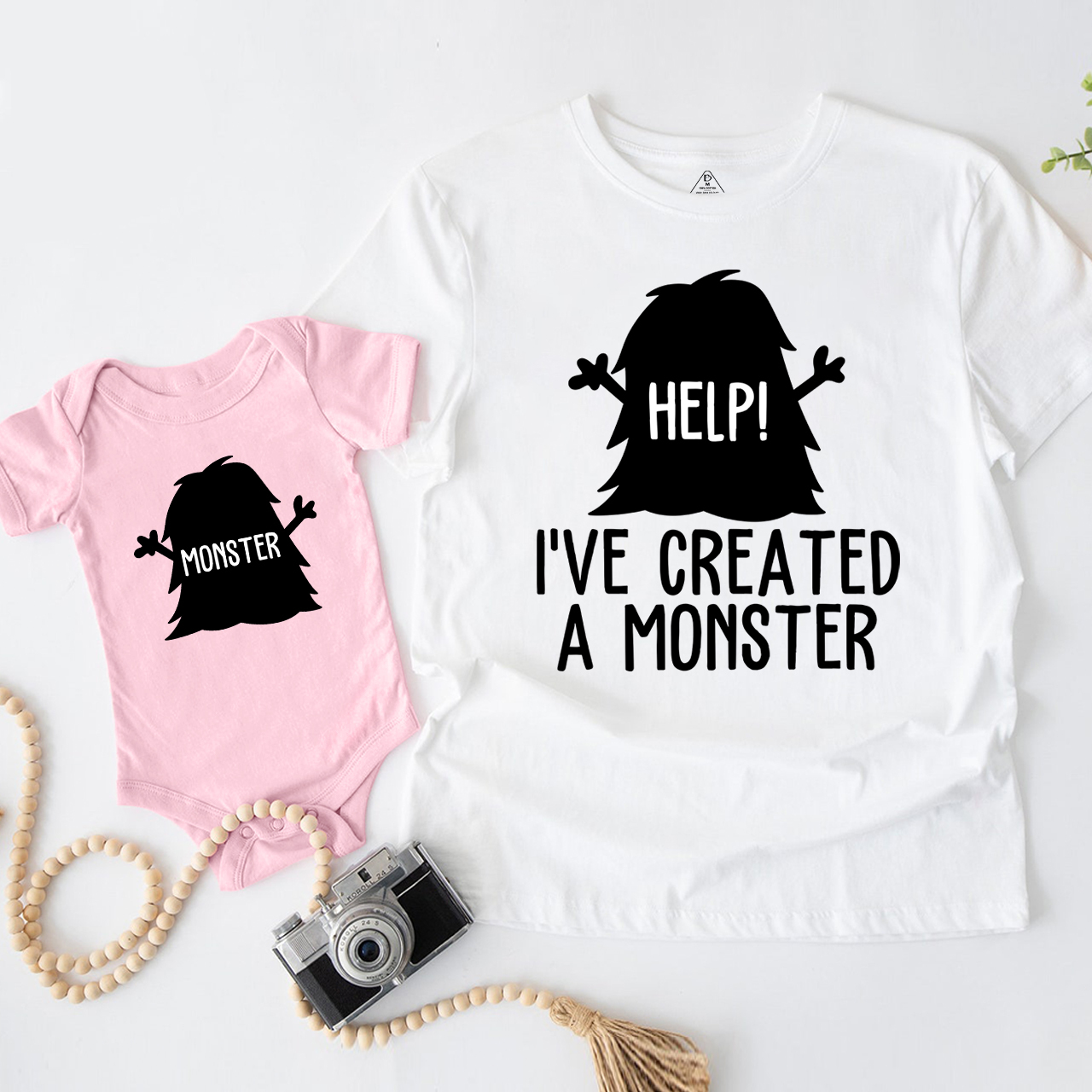 MONSTER Matching Tees For Dad and me