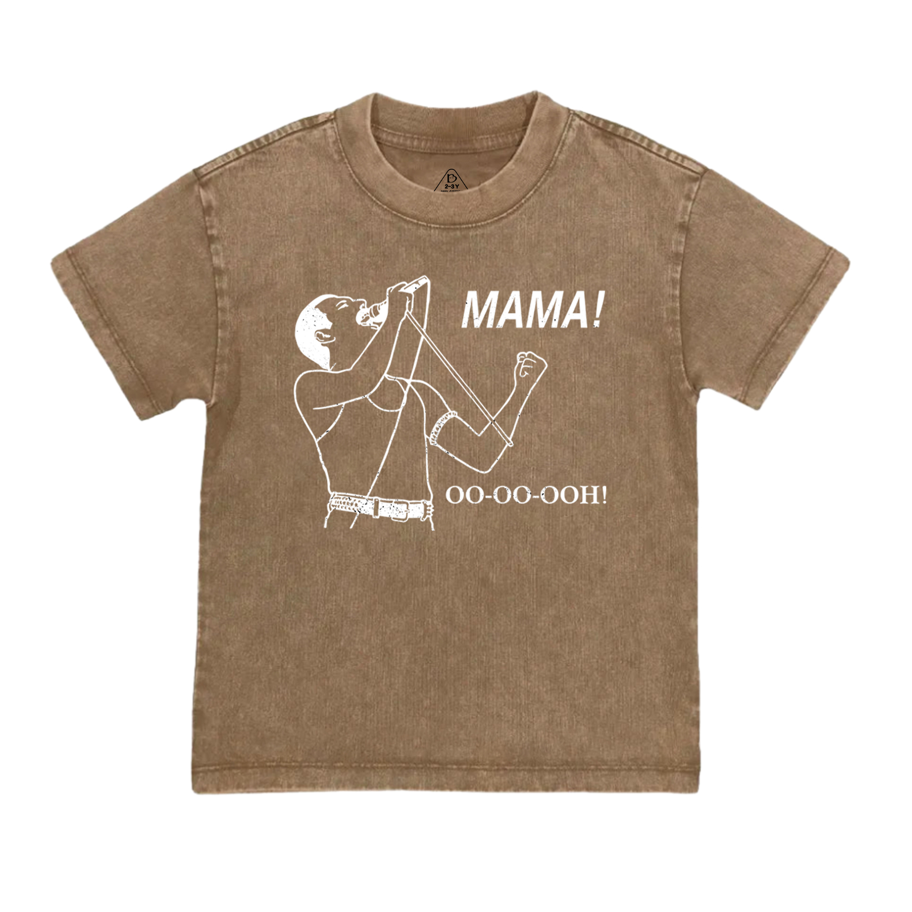 Mama Oo - Oo - Ooh Toddler&Kids Washed Tees