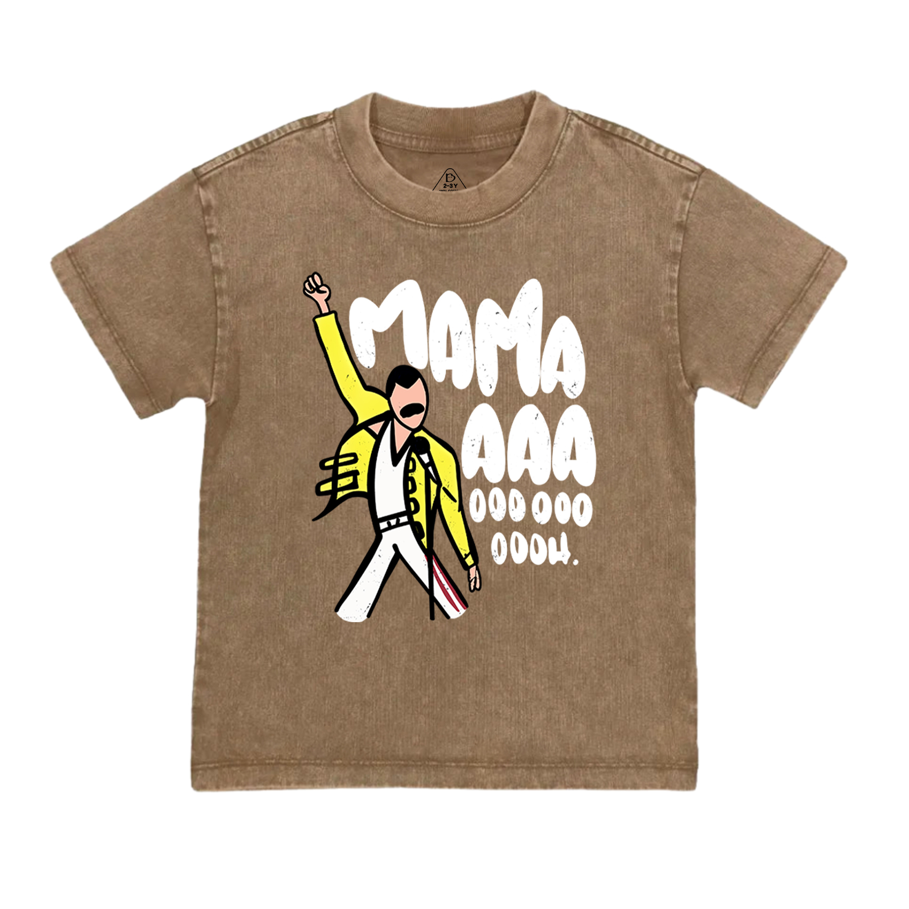 Mama Aaa Oooh Toddler&Kids Washed Tees          