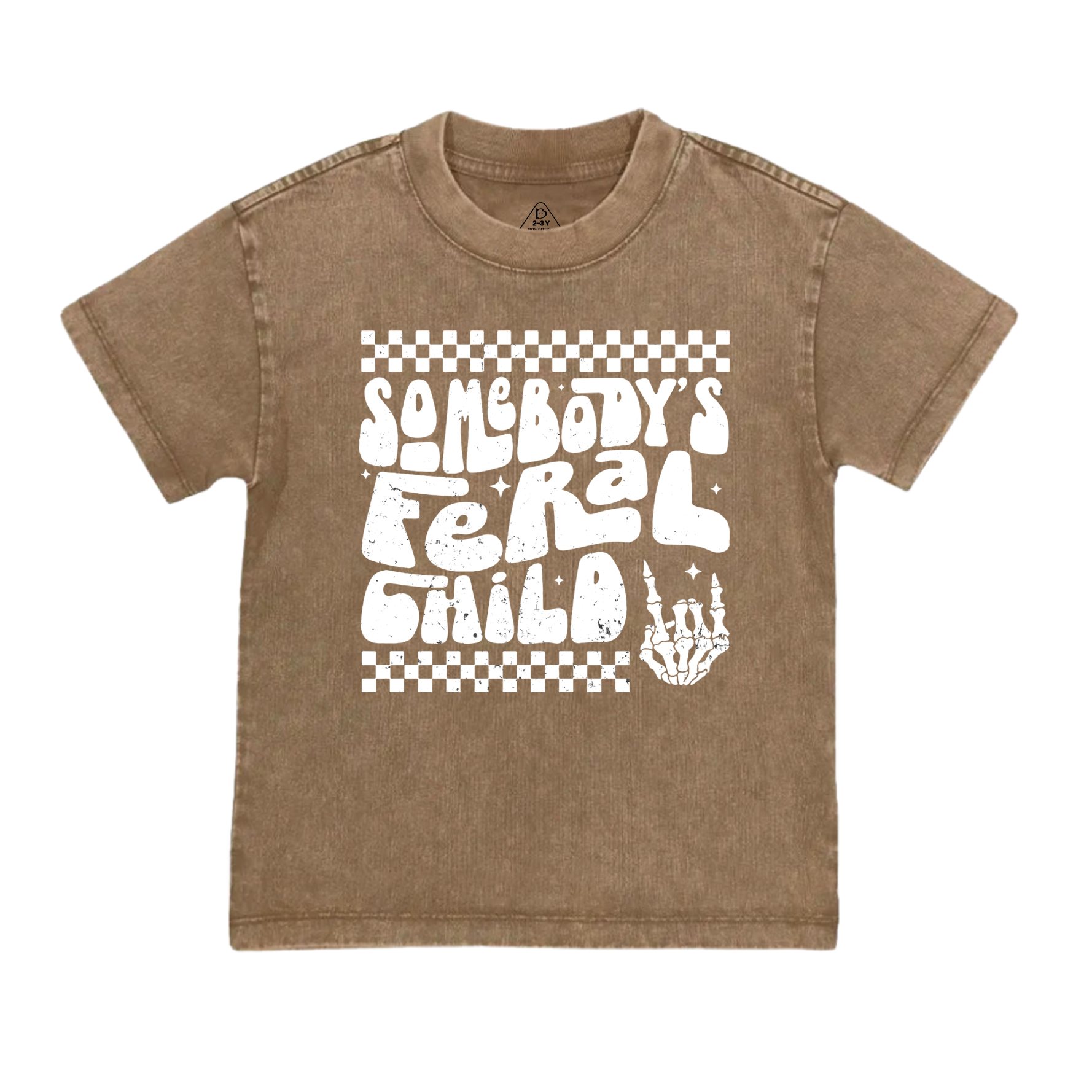 Somebody's Feral Child Toddler&Kids Washed Tees