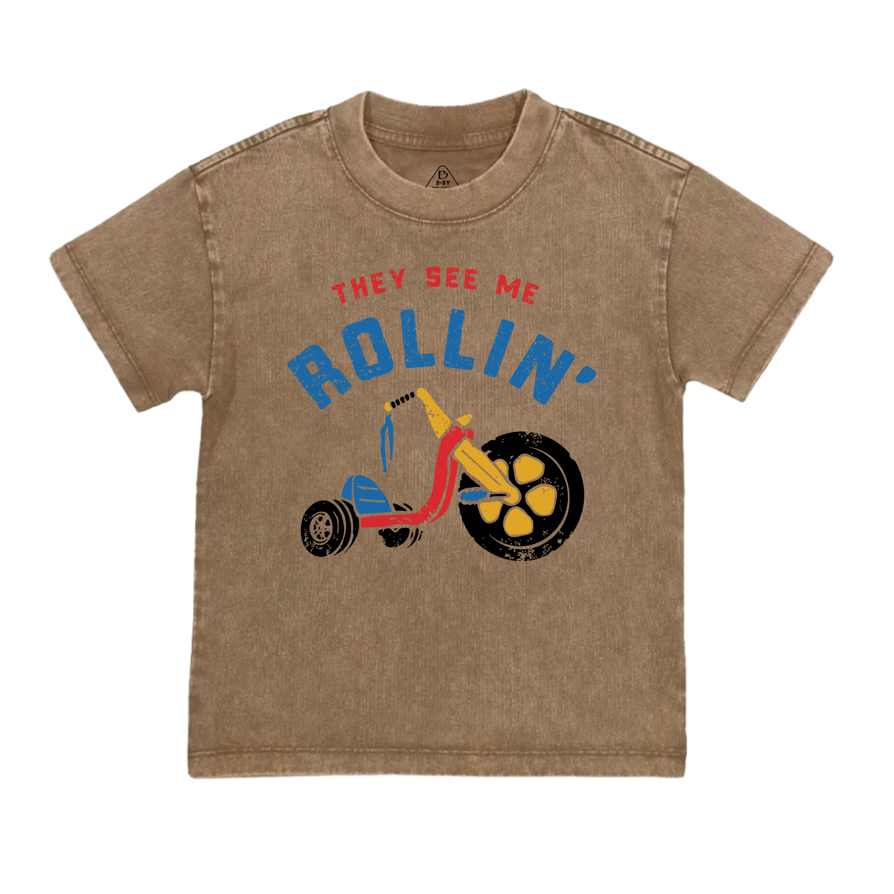 They See Me Rollin' Bike Toddler&Kids Washed Tees          