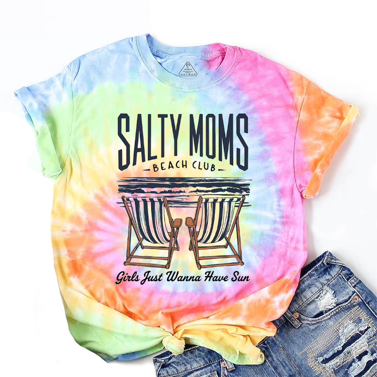 The Beach Club Mama Tie Dye T-Shirts
