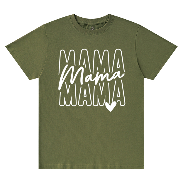Retro Stacked Mama Shirt