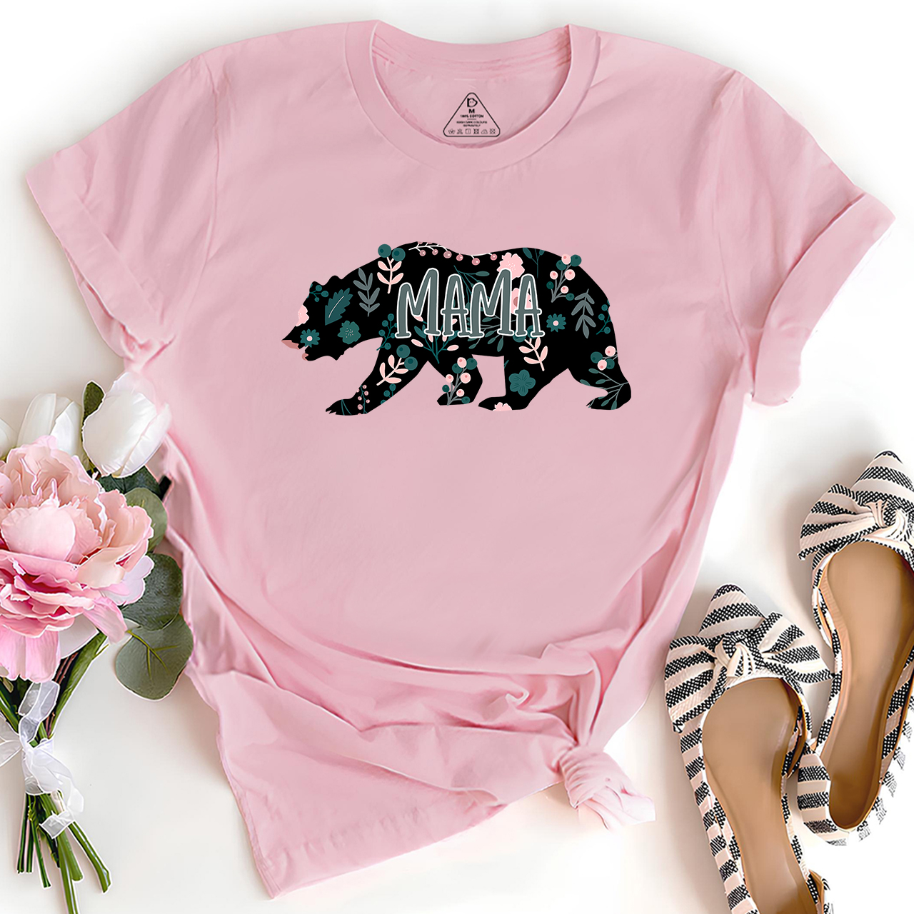 Flower Bear Mom Shirt