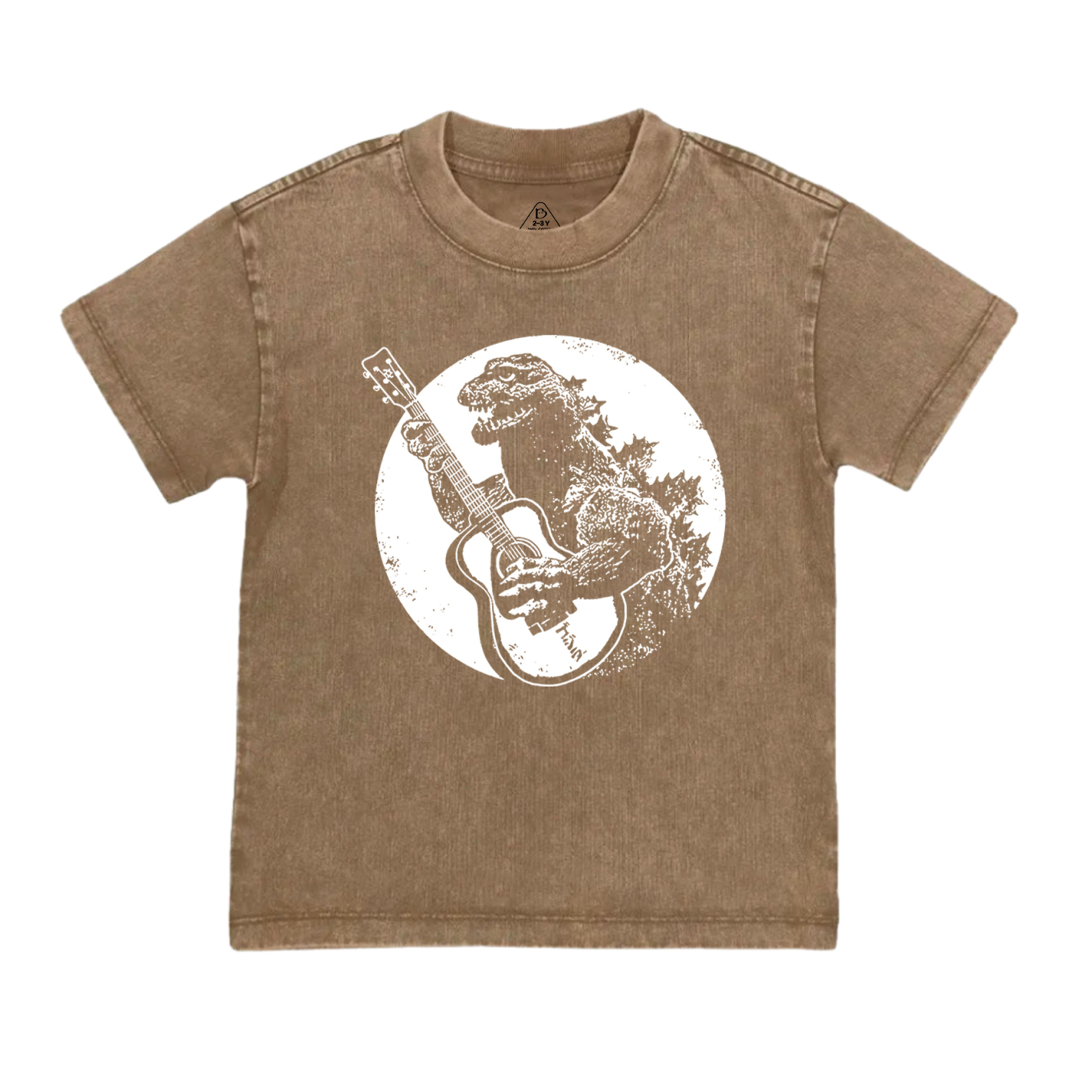  Funny Vintage Guitar Toddler&Kids Washed Tees          
