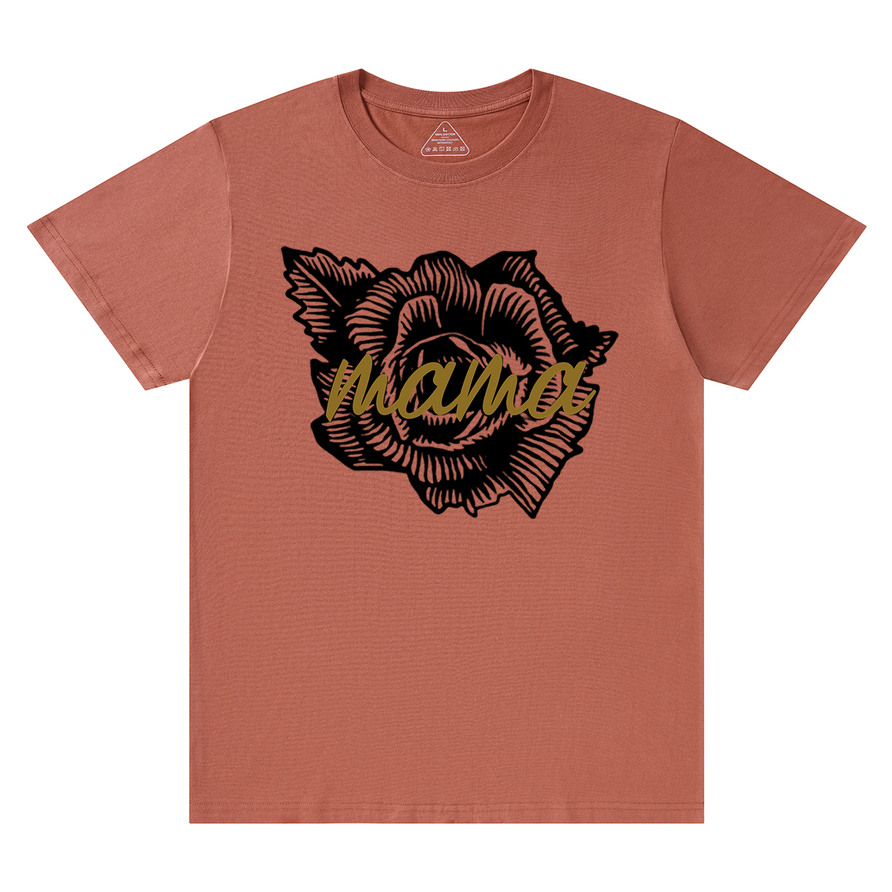 MAMA Flower Design Classic Mom Shirt