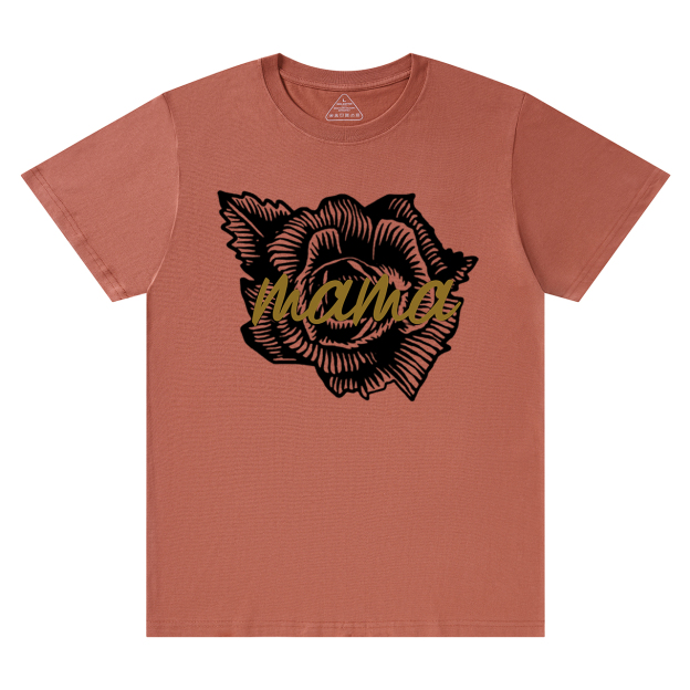 MAMA Flower Design Classic Mom Shirt