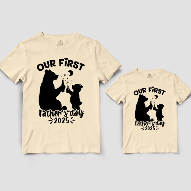 Our First Father's Day Dad&Me Matching Shirts