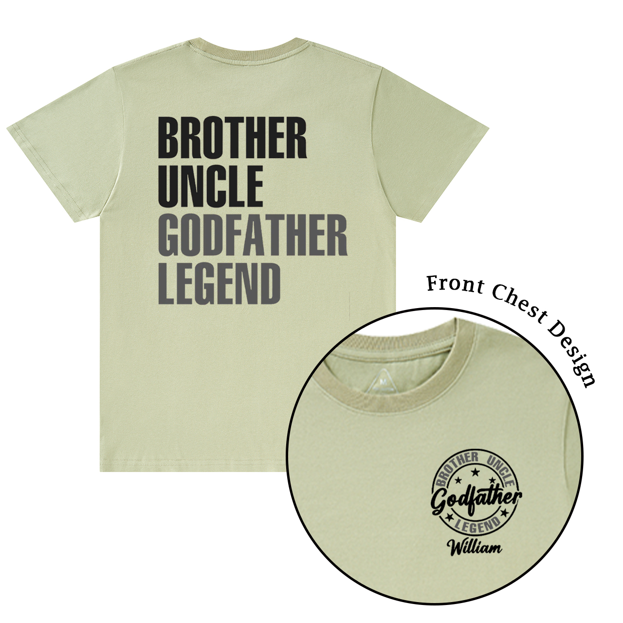 Personalized Godfather Name T-shirt