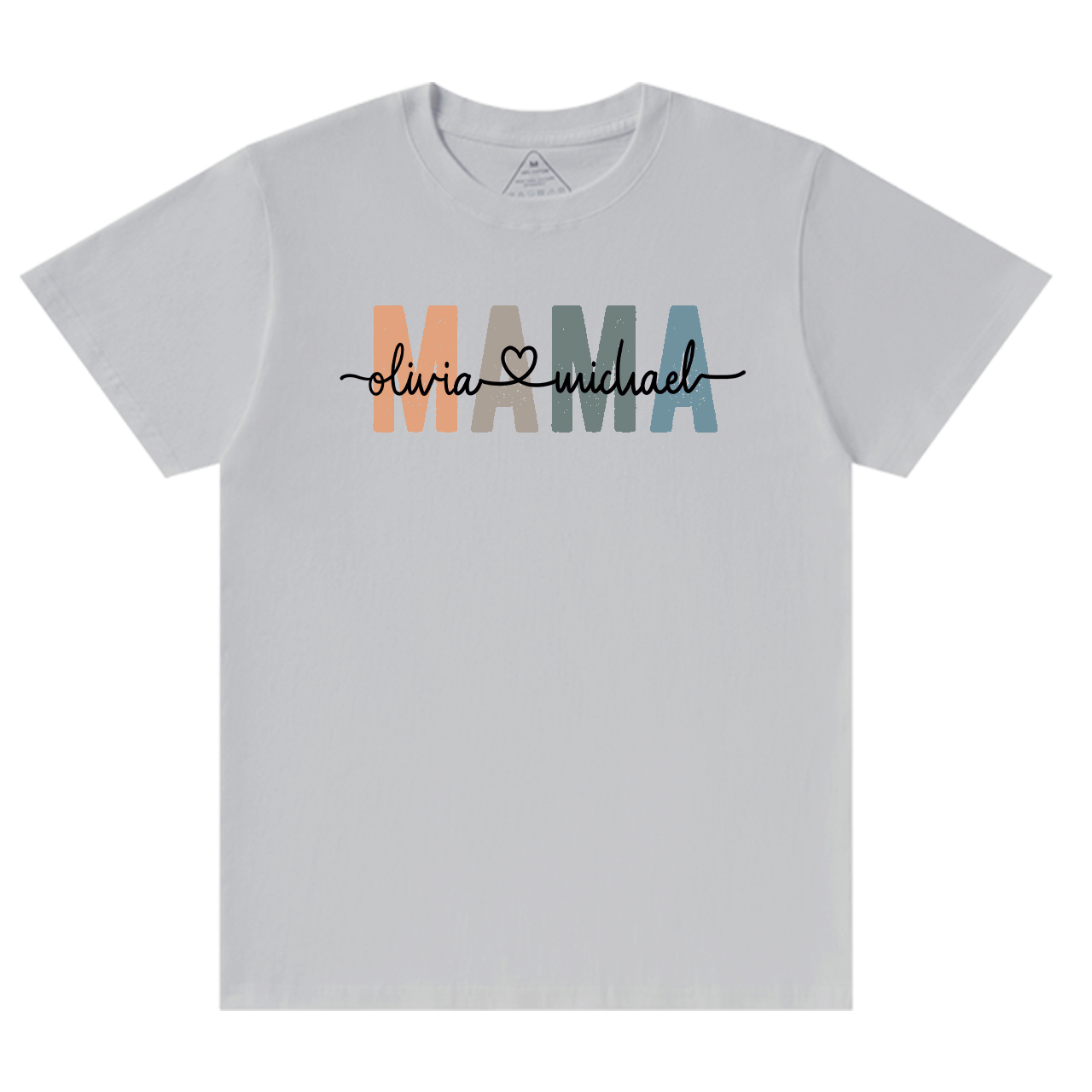 Personalized Mama With Children Names T-Shirts