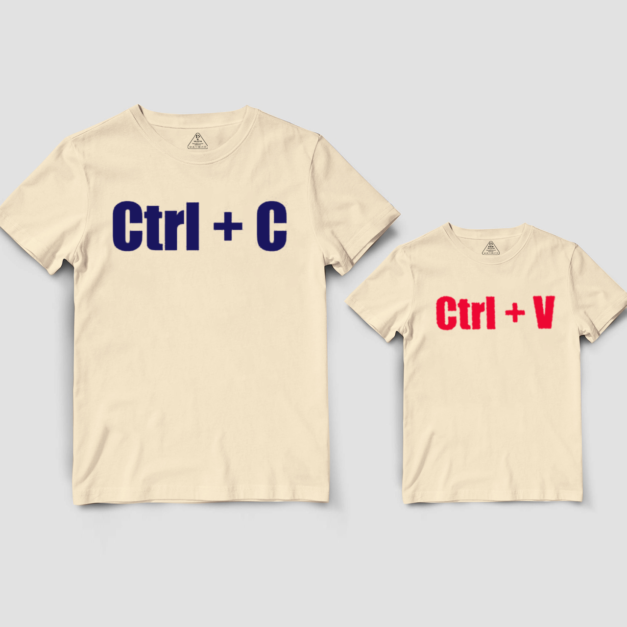 Personalized Ctrl C And Ctrl V Dad&Me Matching Shirts