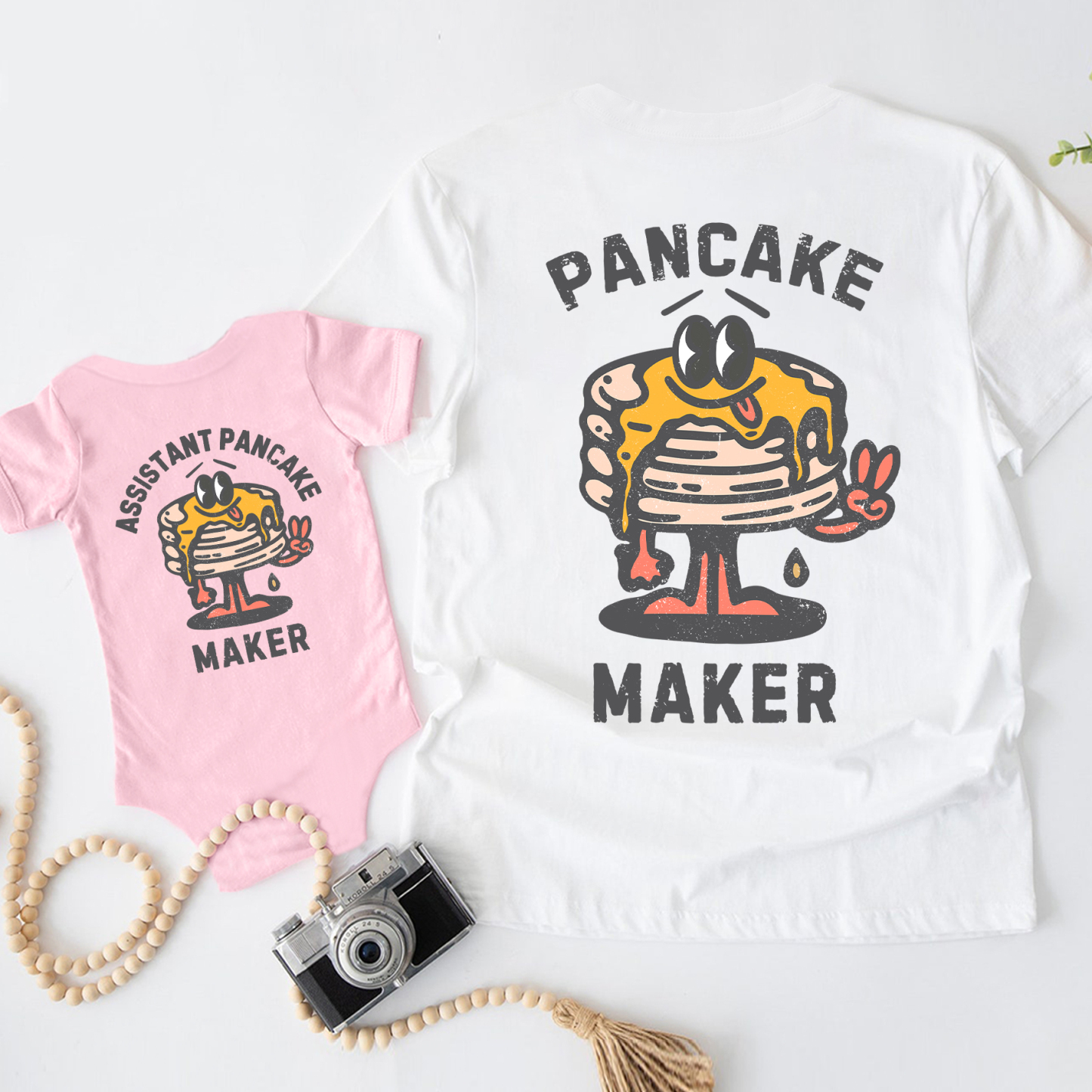 Pancake Brunch Dad&Me Matching Shirts