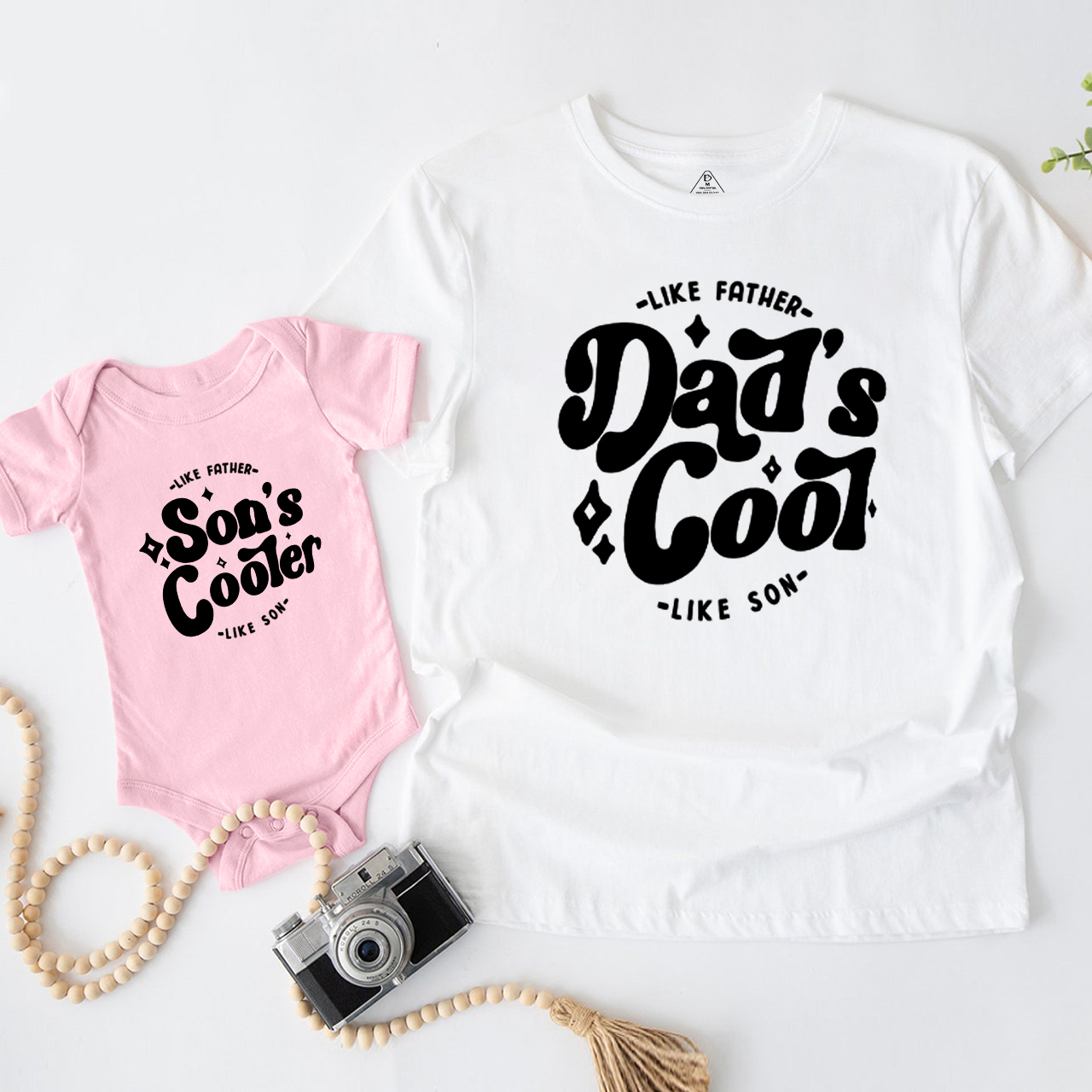 Dad's Cool Dad&Me Matching T-Shirts