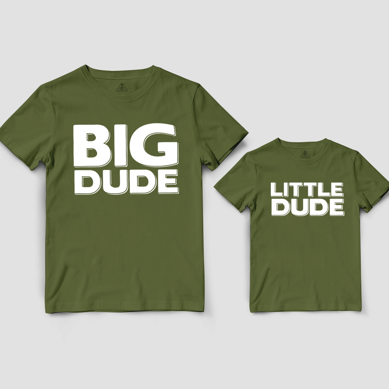 Big Dude Little Dude Dad&Me Matching T-Shirts