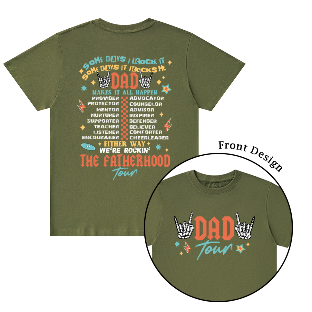 Fatherhood Tour Dad T-shirt