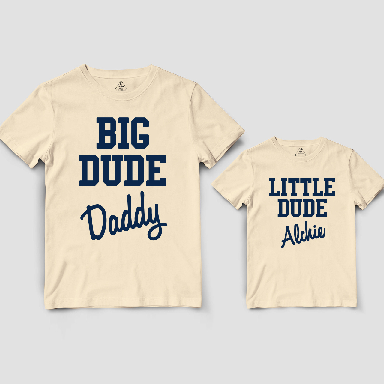 Personalized Dad And Child Dude Matching Shirts