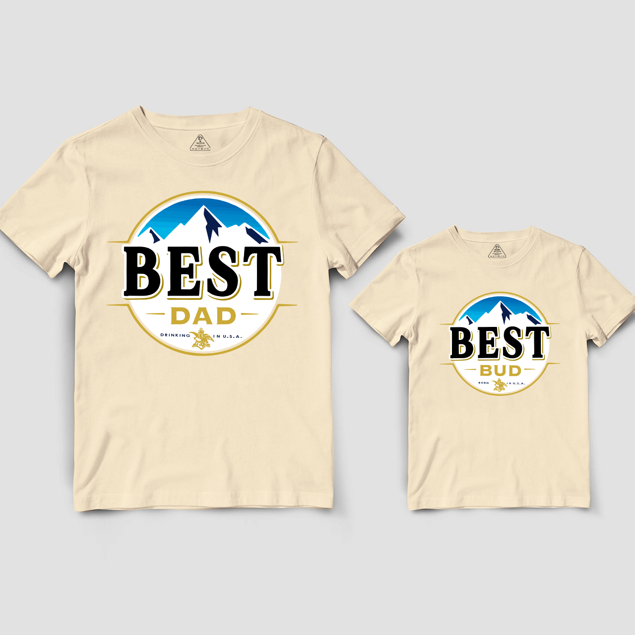 Best Drinking Born In USA Matching Dad and me Shirt