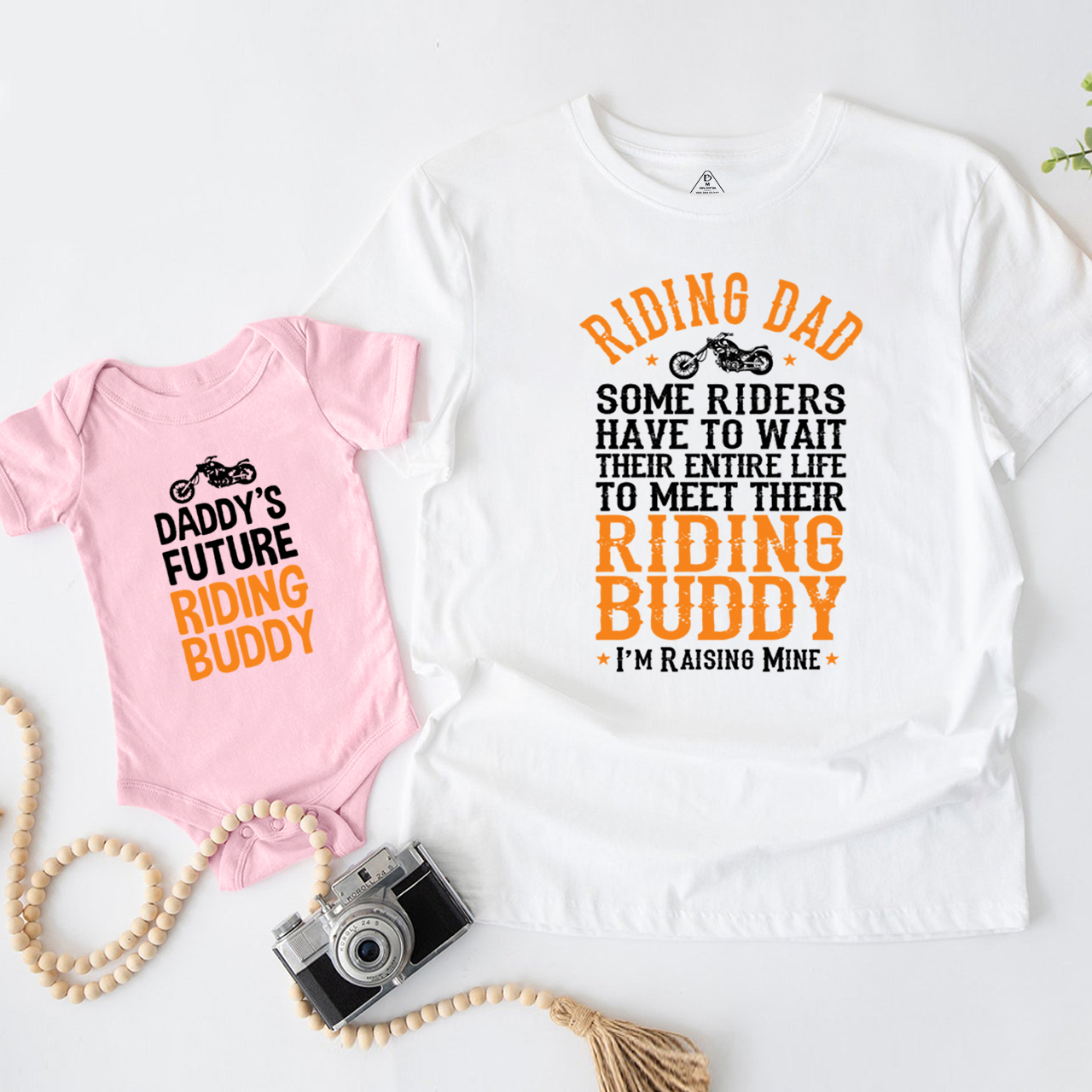 Motorcross,Motorcycle Dad&Me Matching Shirts