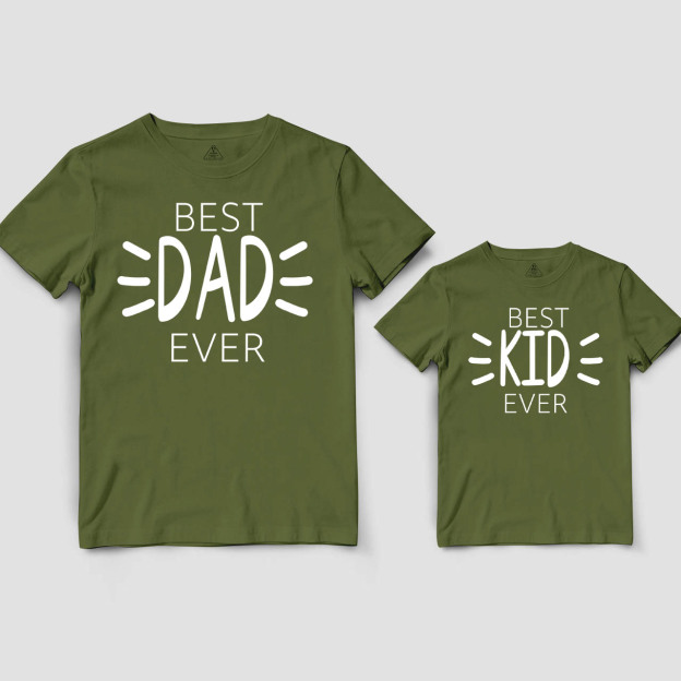 Best Dad Ever Funny Matching Dad and me Shirt