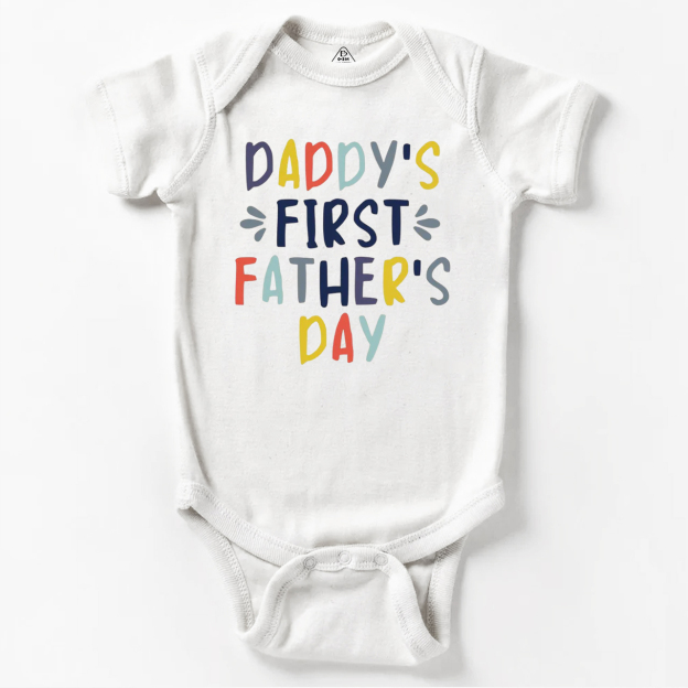 Daddy's First Father's Day Bodysuit Beepumpkin