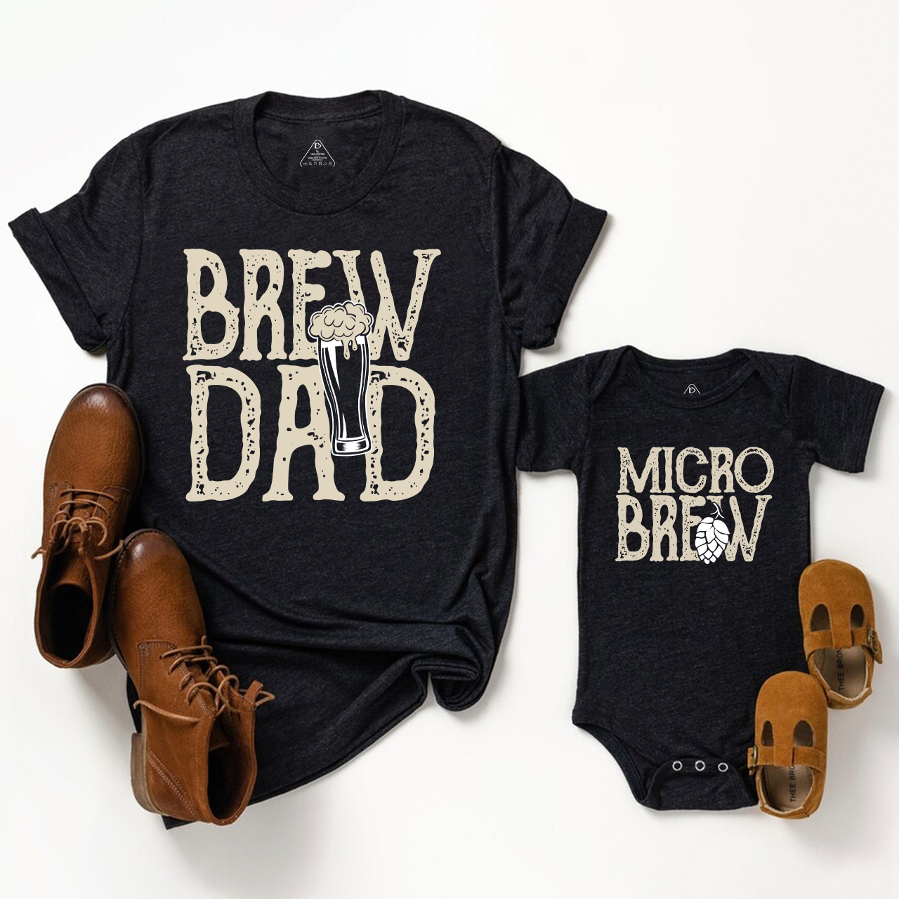 Brew Dad Micro Brew Matching Gift T-Shirts