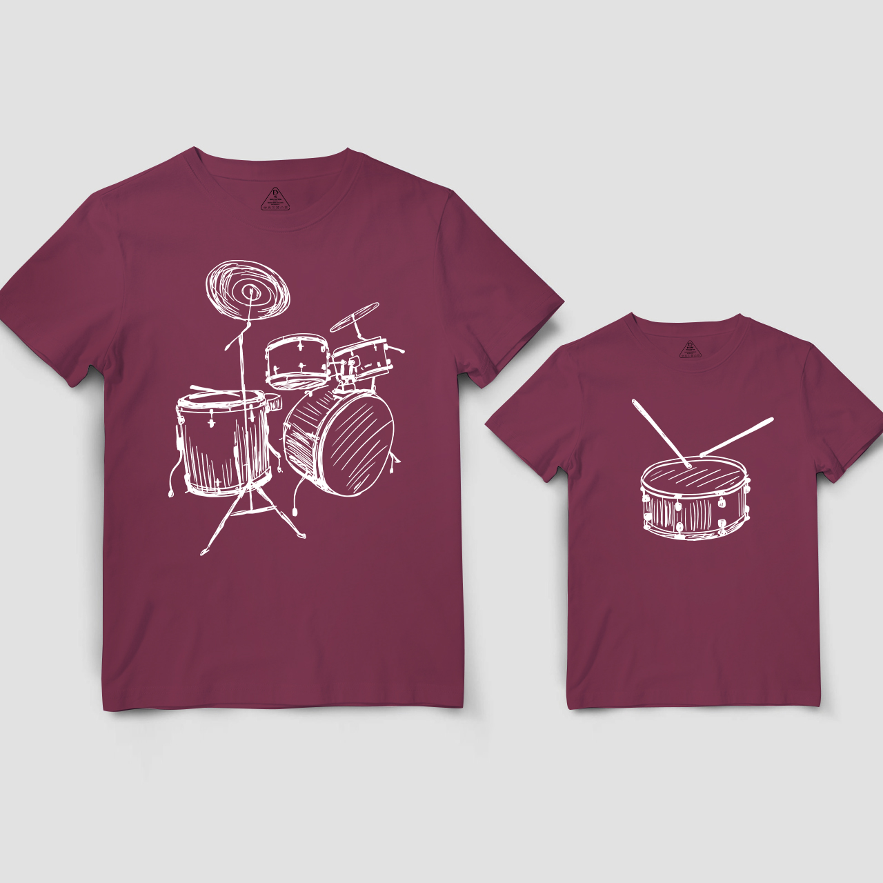 Drums & Drum Matching Dad and me Shirt