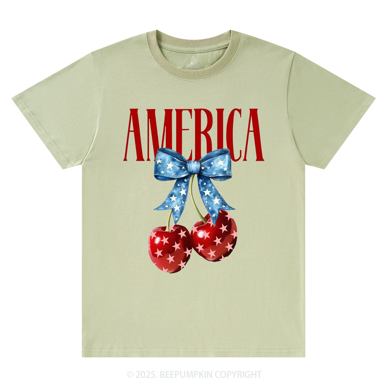 American Flag Cherry Mama T-Shirts